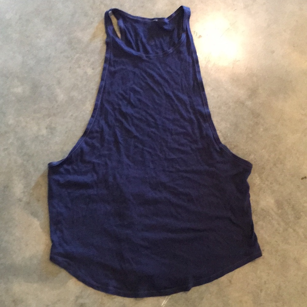 Lululemon Navy blue Muscle Tee/tank size 6